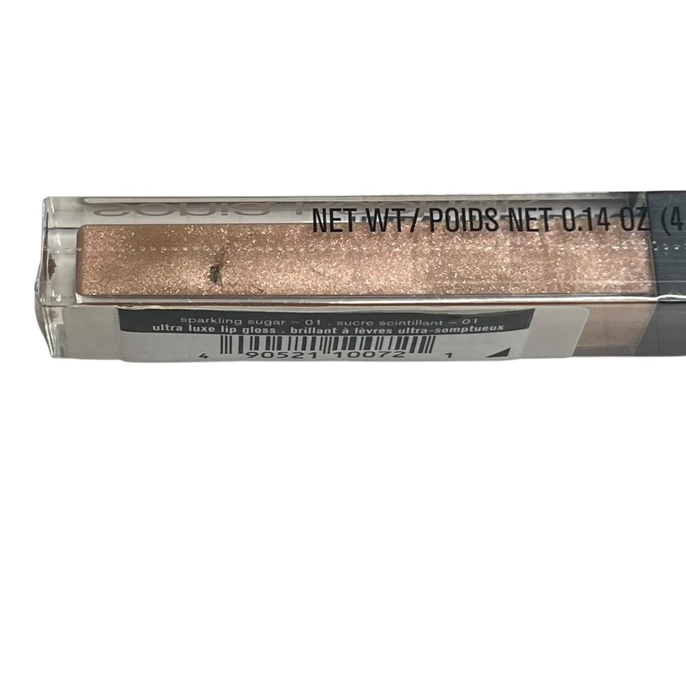 Sonia‎ Kashuk Ultra Luxe Lip Gloss Sparkling Sugar 01 New Hydrating Beige, Nude